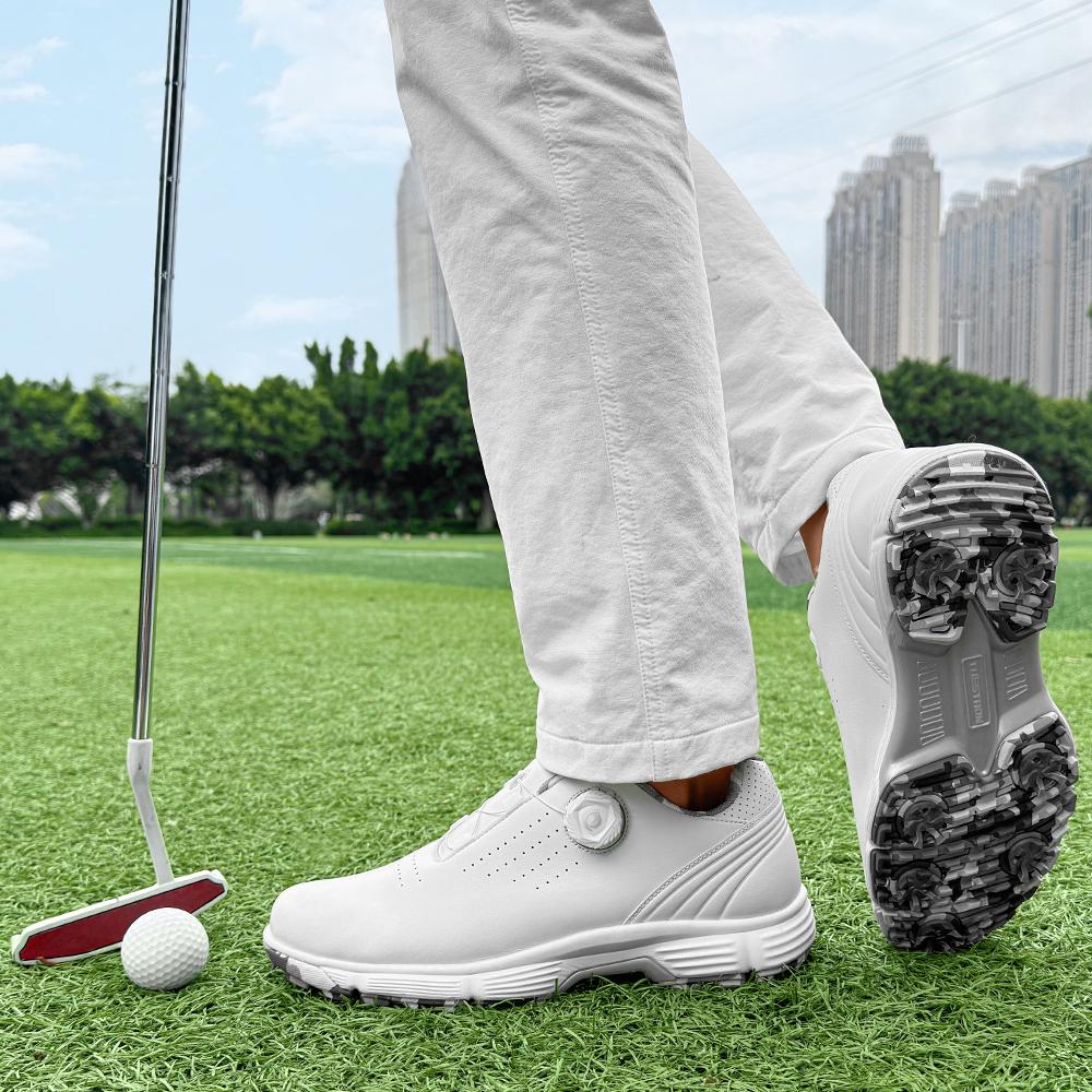 Golf Shoes Men Comfortable Golfing Sneakers Breathable Exercise Footwears for Walking