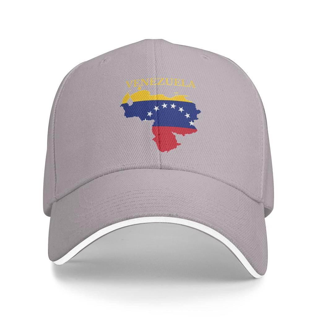 Unisex Venezuela Map Flag Venezuelan Outdoor Hat  Sun Cap Casual Baseball Cap Golf Sunshade