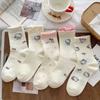 Spring Popular Cute Cartoon Kt Cat Fashion Versatile Age-Reducing Loose Socks Mid-Tube Socks