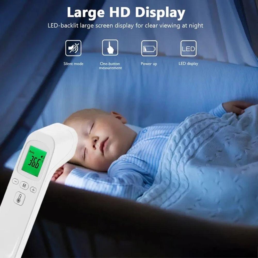 Non-contact Digital Infrared Thermometer Portable IR Thermometer Forehead/Body