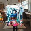 Dragon Ball character Print Flannel Blanket High quality Comfortable for All Seasons Home Decor Warmth and Comfort Perfect for Christmas Gifts
