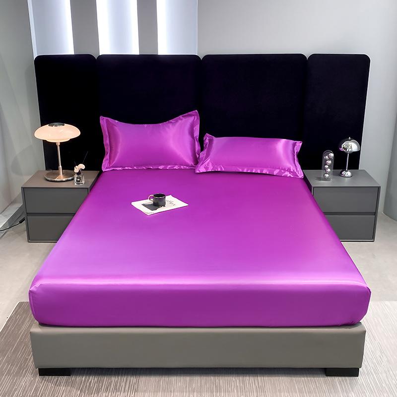 Cross-border Washed Silk Mattress Bamboo Fiber Waterproof Mattress Urine Barrier Non-slip Fixed Fully Enclosed Mattress Protective Cover