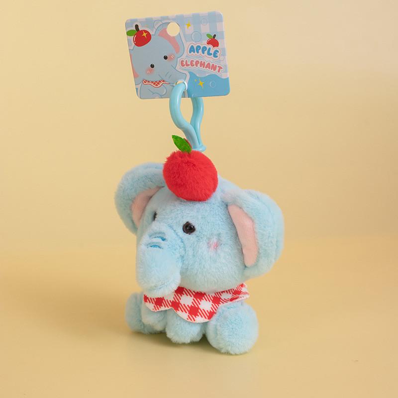 Toy Elephant Plush Keychain With Cartoon Design Doll For Travel And Use Gift