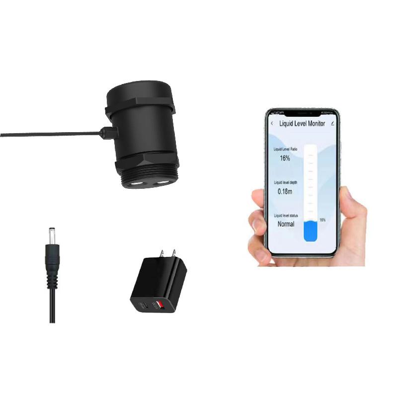 ULS-03GW Indoor Household Alarm Wifi Ultrasonic Tank Level Monitor Mobile Tuya Smart Life APP Liquid Level Sensor
