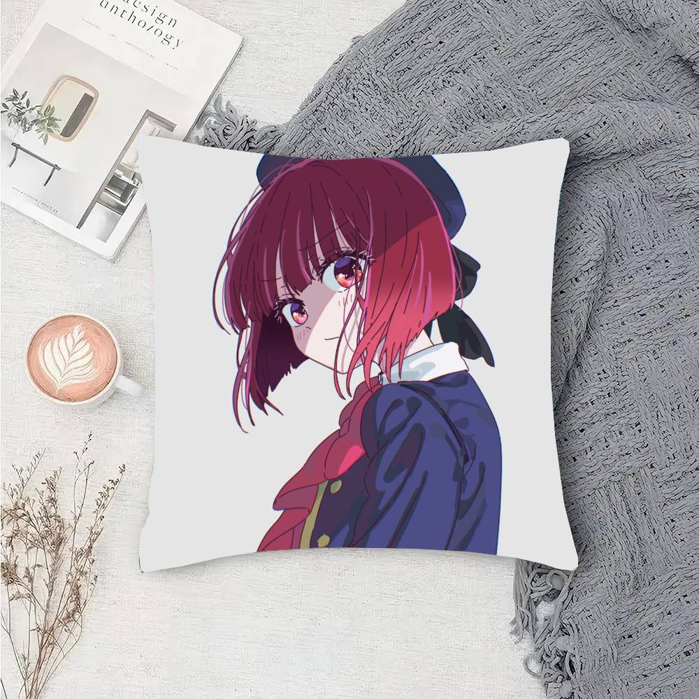 Arima Kana Anime OSHI NO KO Pillow Case Sofa Cushion Cover Room Home Decoration