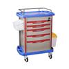 ABS Emergency Medical Cart with Flip-Top and Multiple Drawers