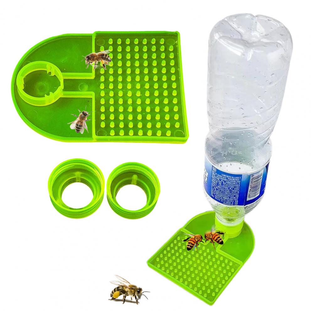 Beekeeping Bee Feeder Bee Drinking Station Feeder Set with Water Bottles Watering Bees Tools Supplies Feeding Bee Drinker Tools