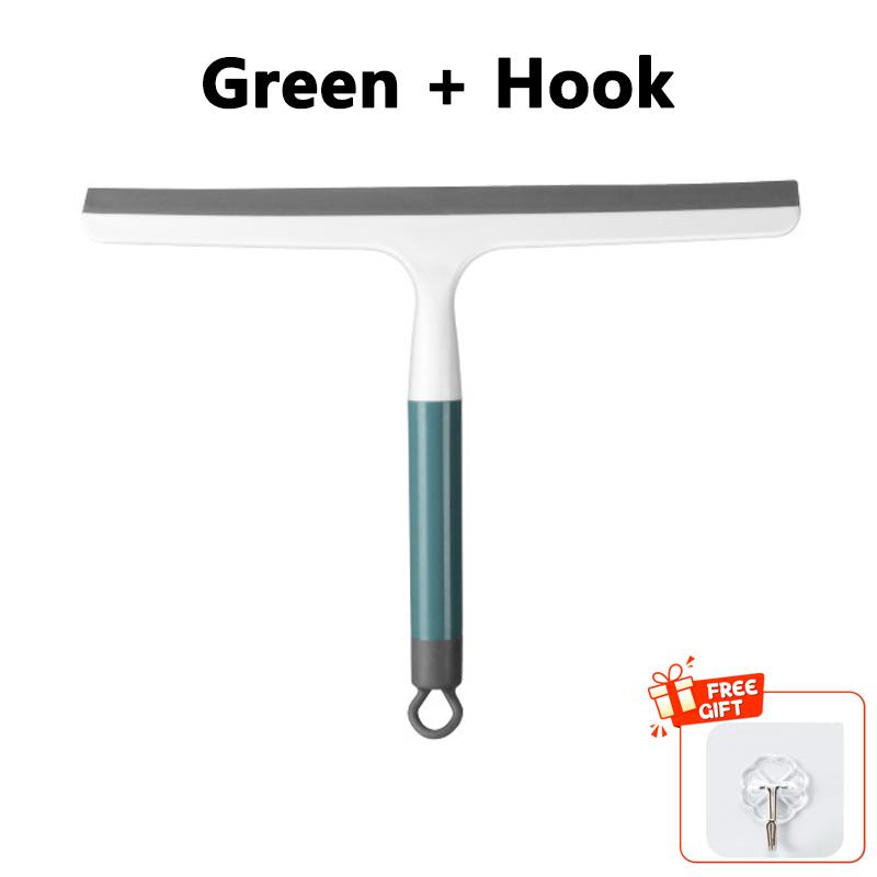 

Silicone Shower Scraper Cleaner Bathrooms Multi-purpose Squeegee Glass Clean Floor Window Cleaning Tool Household Water Wiper