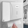 Classic White No-Drill Wall-Mounted Tissue Dispenser