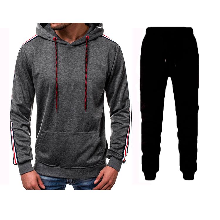 

Мужская новая повседневная модная кофта с капюшоном, модный костюм с вышивкой 3XL