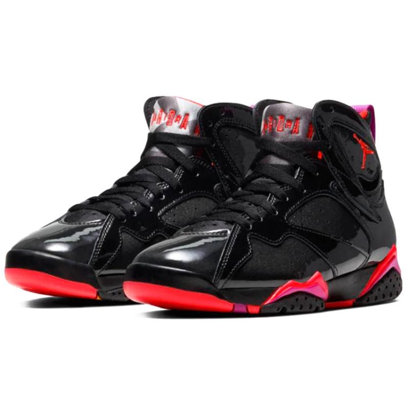 Jordan 7 Retro Schwarz Lack Damen Jordan 313358-006