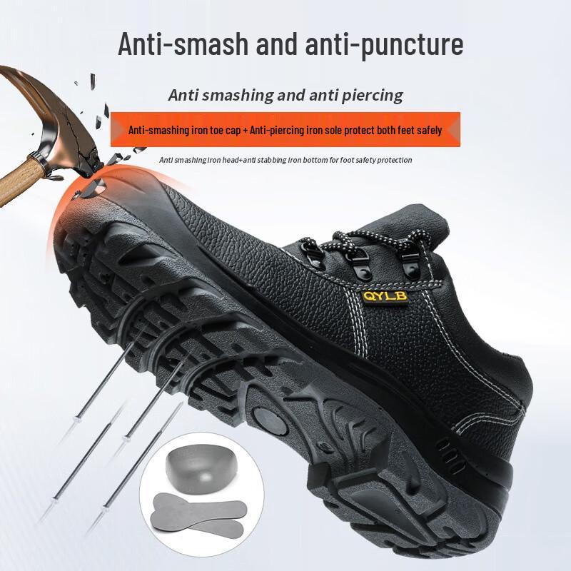 Men's Steel Toe Anti-Slip Safety Work Shoes