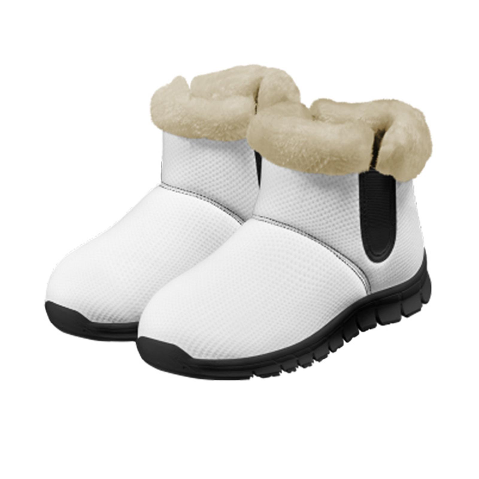 

Personalized Custom Pattern Snow Boots Winter Cold-proof Long Boots Warm Boots High-top Non- Cotton Shoes Thick-soled Thick Boots (women s) 36 чёрный