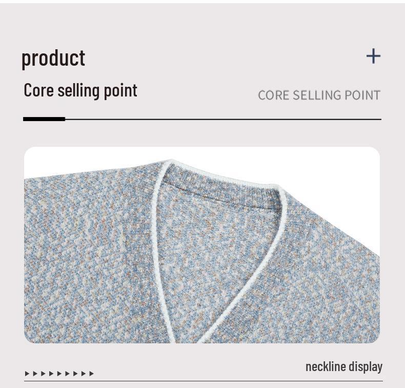 Drizzle Colorblock Button Knit Cardigan: 2023 Autumn/Winter Women's European & American Style Sweater with Pockets