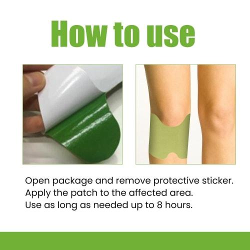 Knee Relief Patch Kit, Knee Pain Relief Patches, Mugwort Extract Stickers, Warming Herbal Plaster Pain Patches for Knee, Back, Neck, and Muscle Pain (