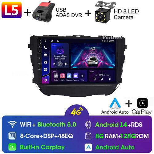 For Suzuki Vitara Brezza 2016 - 2019 Car Radio Multimedia Video Player Navigation Android 13 2din 2 Din DVD Carplay Android Auto