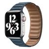 Magnetický kožený pásek pro Apple iWatch série 7 6 SE 5 4 3 2 1 páskový náramek 42 mm 38 mm 44 mm 40 mm pásek