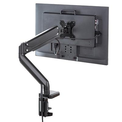 Sanwa Direct Monitor Compatible with 32 Load Capacity Gas Pressure Rotation Display VESA Black Arm, Horizontal/Vertical 3-joint Arm, Inches, 12kg,