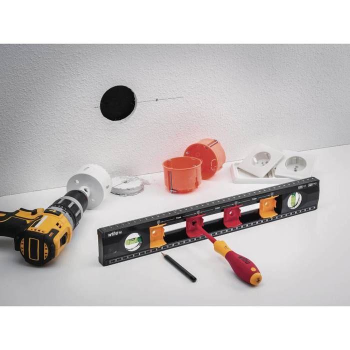 Wiha niveau à bulle d’électricien 400 mm 42074