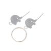Universal SIM Card Ejector Keychain with Stainless Steel Elephant for Quick Access