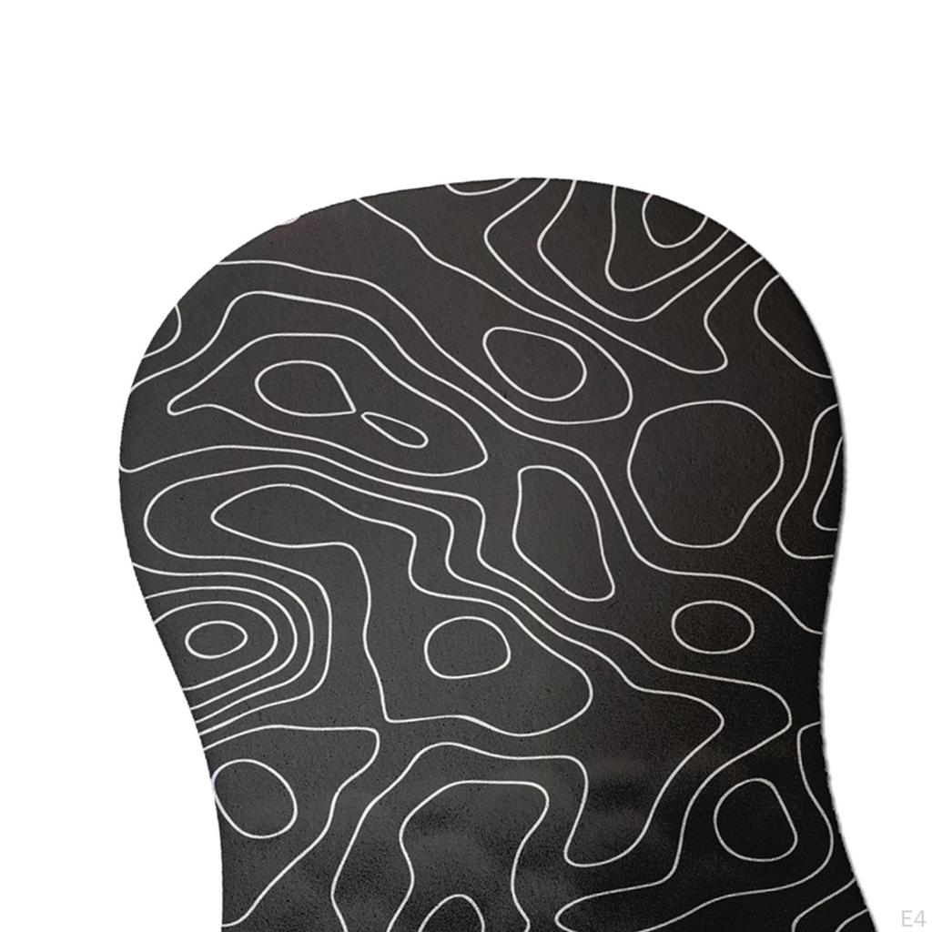 Computer Mouse Pad Soft Non-Slip Base Gifts Ergonomic Design Wrist Rest Gaming