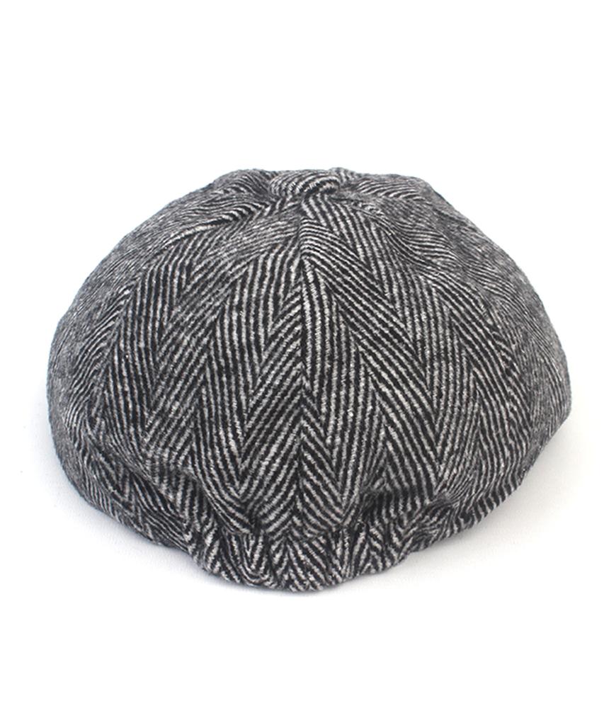 Yunibeosyeolkemiseuteuli Herringbone Wool Gray Banding Huntingcap