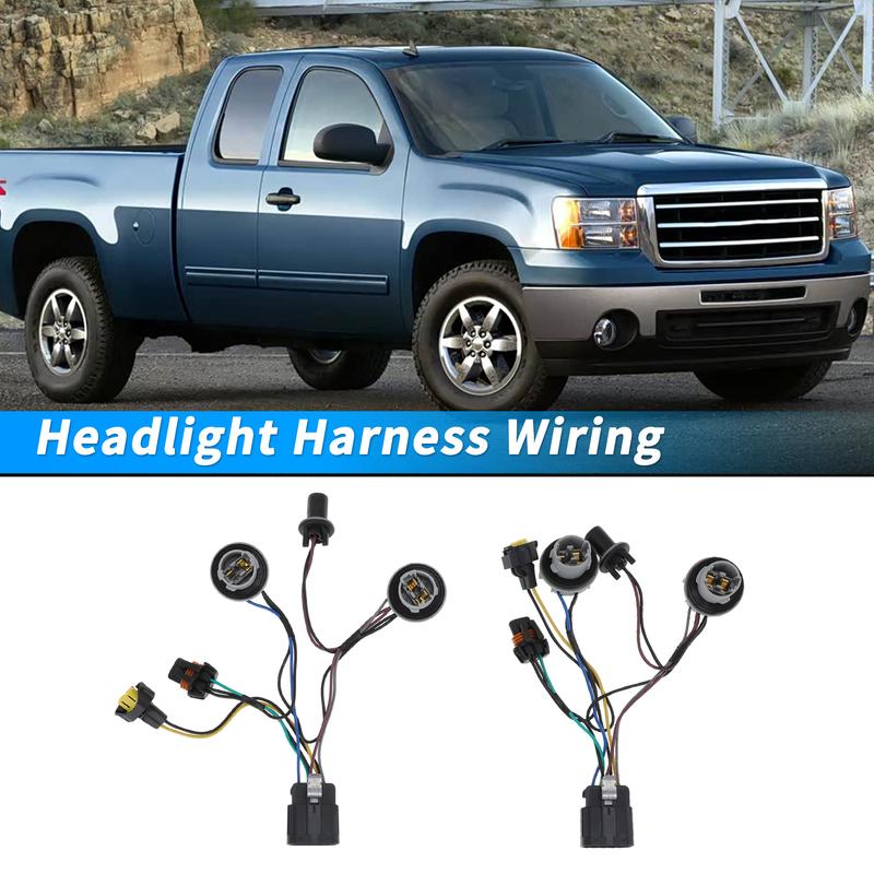 X Autohaux Headlight Wiring for GMC Sierra 1500 2500HD 3500HD 2007-2013 No.15841610