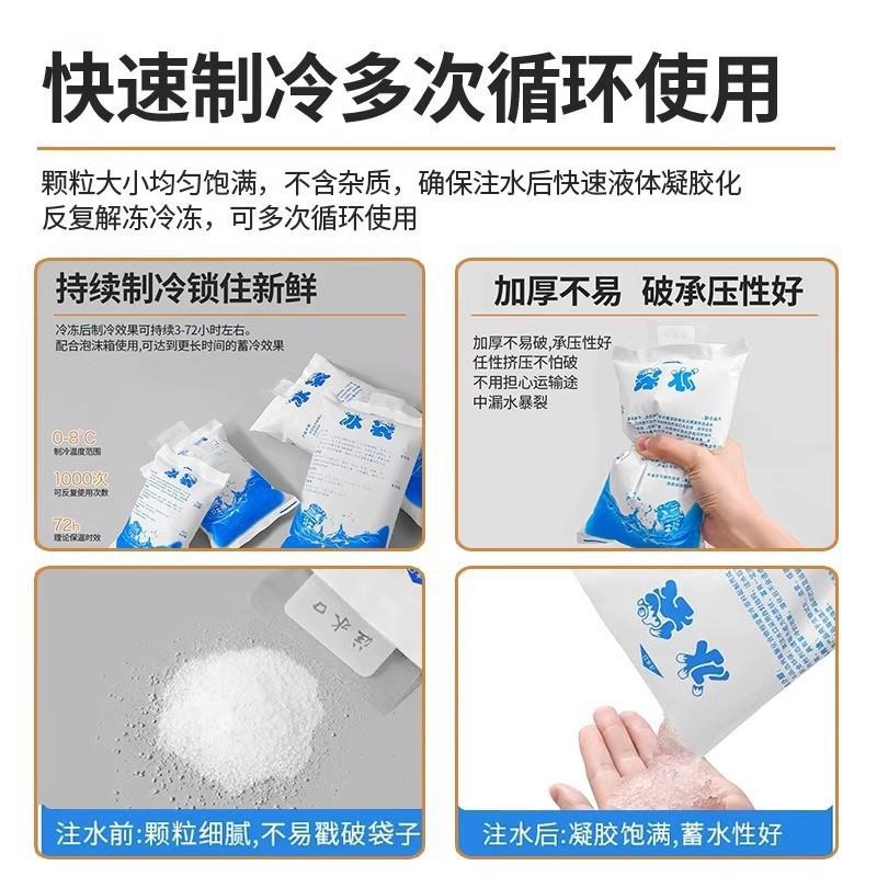 Reusable Water-Filled Ice Pack for Fresh Food Preservation – Free Shipping
