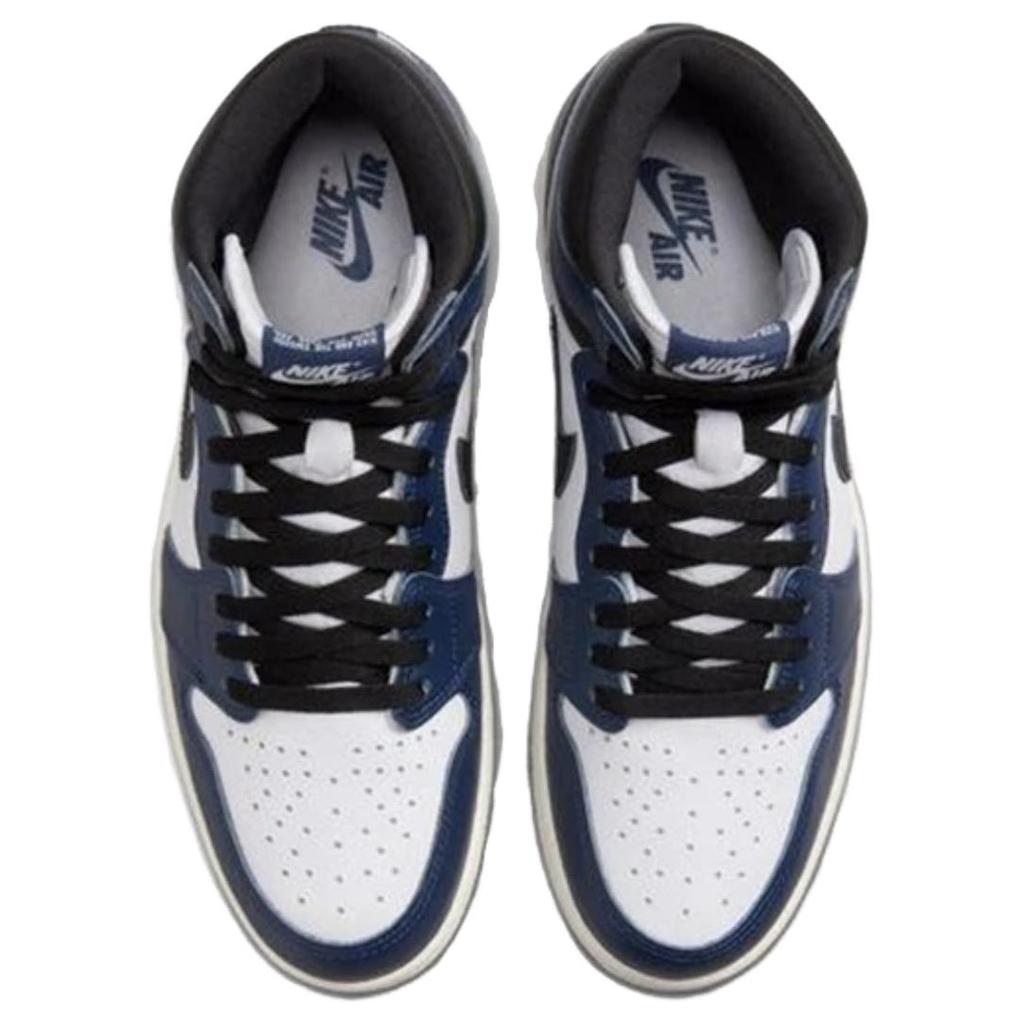 Air Jordan 1 Retro High OG Midnight Navy Men Sneakers Blue Black White DZ5485-401