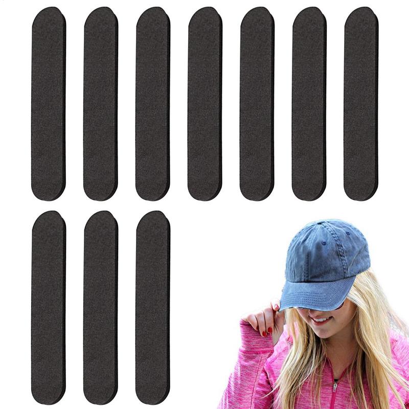 10 Pcs Hat Adjuster Bands Adhesive Hat Sizing Pads For Fit Adjuster Inserts For Fisherman's Hats Baseball Caps Hat Size Adjuster