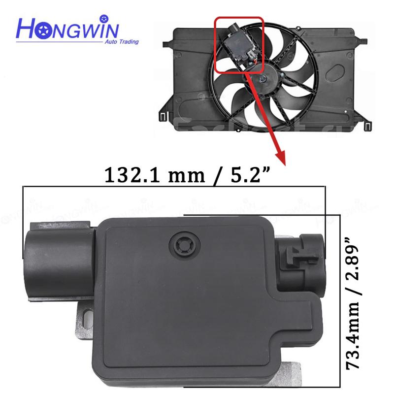 Fits Ford Focus MK3 B S C-MAX Transit Edge Mondeo Radiator Fan Control Module 4M519A810AA 6W1Z8B658AC 6W1Z-8B658-AC CT4Z8B658A