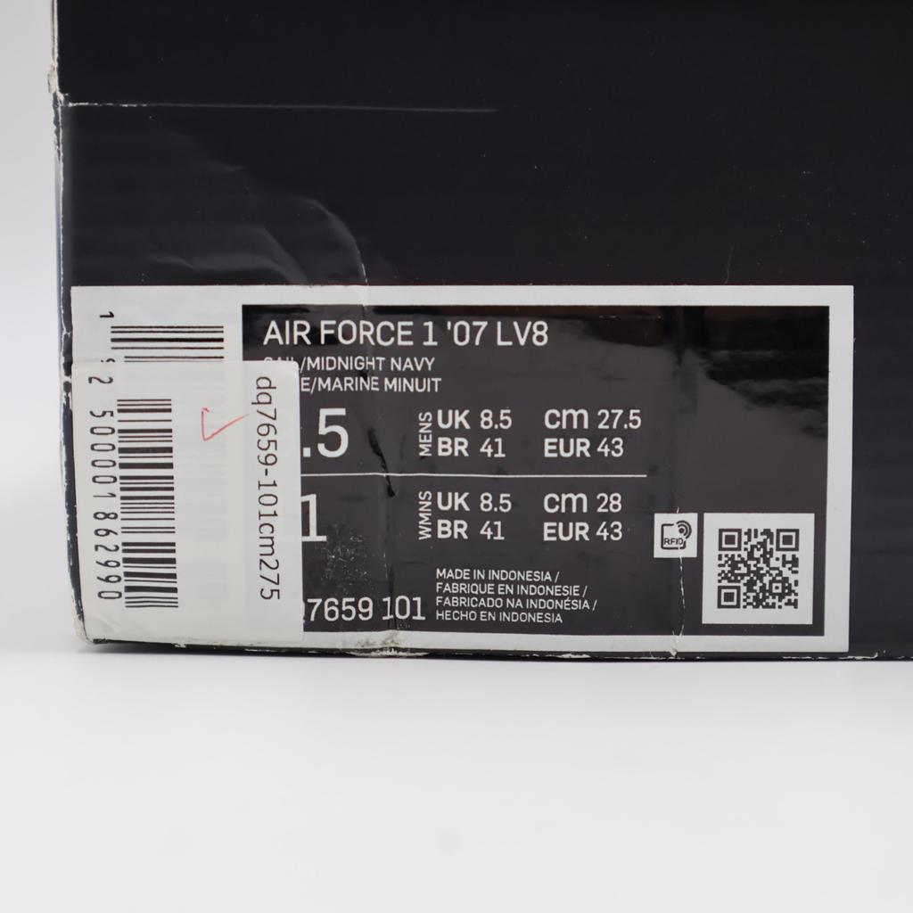 DQ7659-101 Nike Air Force 1 Low College Pack Navy White (Men's)