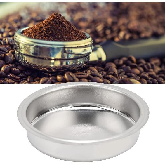 Coffee Machine Blind Filter,51mm Stainless Steel Coffee Machine Backflush ert Blind Filter Coffee Handle Blind Bowl for Espresso Machine