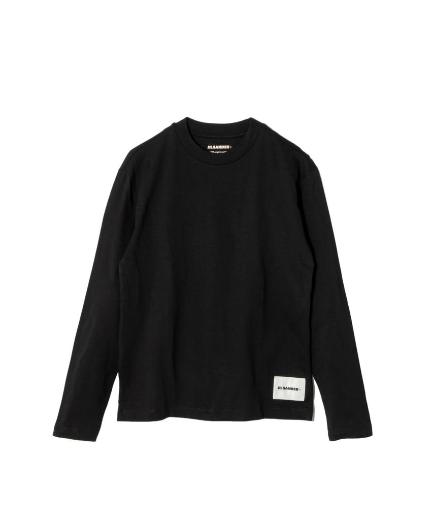 Jil Sander Long Sleeve J40GC0002J45048 Women's T-Shirt, Black, (Used)