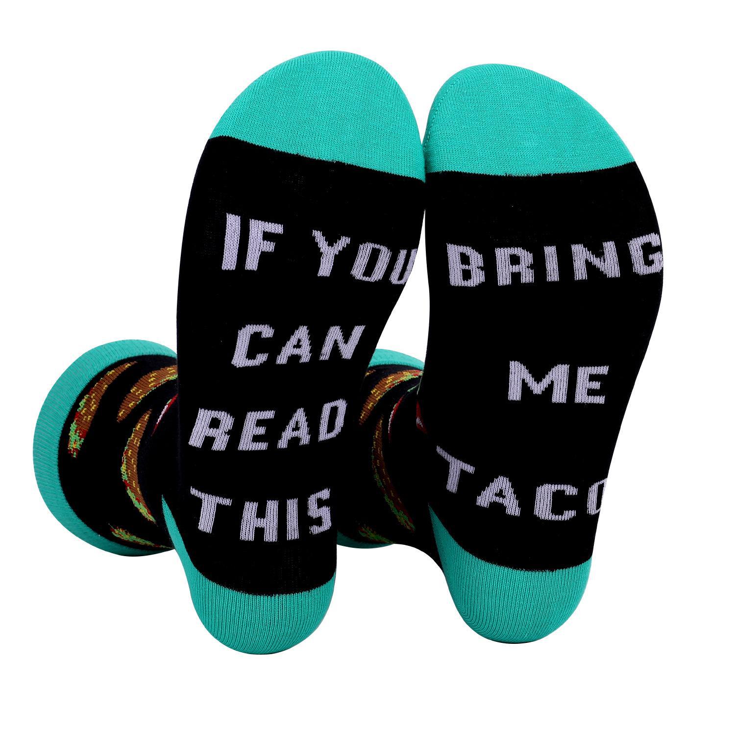 

Носки средней длины «Если вы можете это прочитать» осенне-зимнего размера – европейский и американский стиль 44-49 зелёный