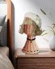 CHADWICK Wig Mannequin Head, Rattan, Tall, 52cm Head Circumference, Tabletop Display, Handmade Mannequin Head, Wig Stand, Head Mannequin