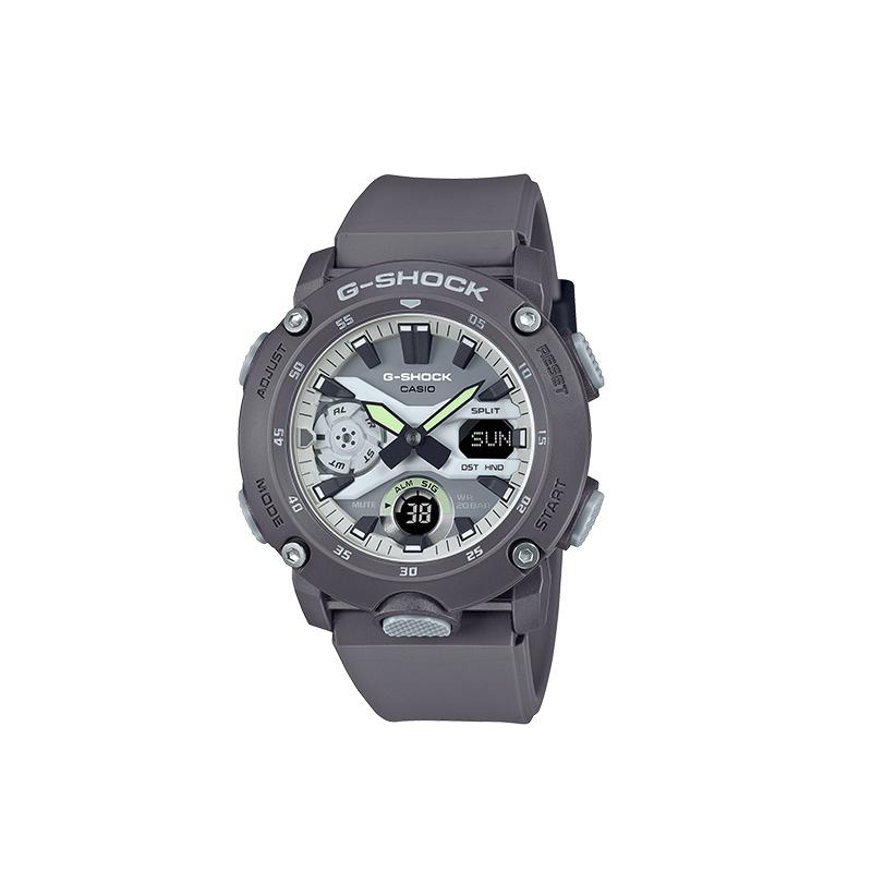 

Casio Скрытое Свечение Серия Светящийся Светодиодный Дисплей Кварцевые Часы Унисекс Часы Серый GA-2000HD-8APR Regular Watch Box,GA-2000HD-8APR