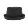 Autumn Winter Men's British Retro Jazz Hat Bowler Hat Women's Plaid Gentleman's Hood