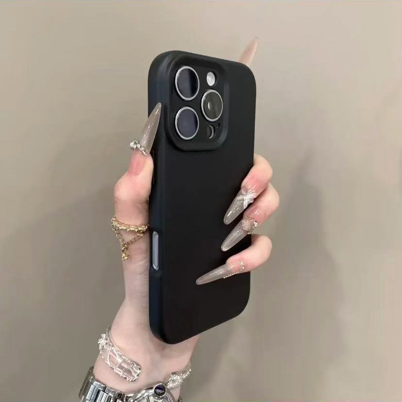 Soft Rubber Silicone Gel Candy Color Case for iPhone 16 15 14 Plus 13 12 11 Pro Max Shockproof TPU Bumper Simple Solid Cover