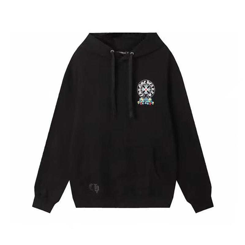 849 CHROME HEARTS Otoño e Invierno 2025 Nuevo Sudadera con Capucha con Logo de Estilo Clásico Talla Grande, Adecuado para que lo usen Parejas
