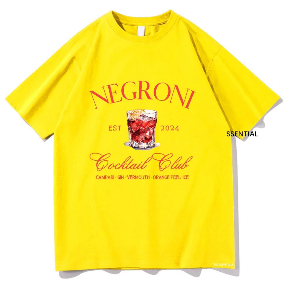 

Negroni Social Club T-shirt Fashion Women s Clothing Harajuku Vintage T-shirt Unisex Street Top Pattern T-shirt 3XL