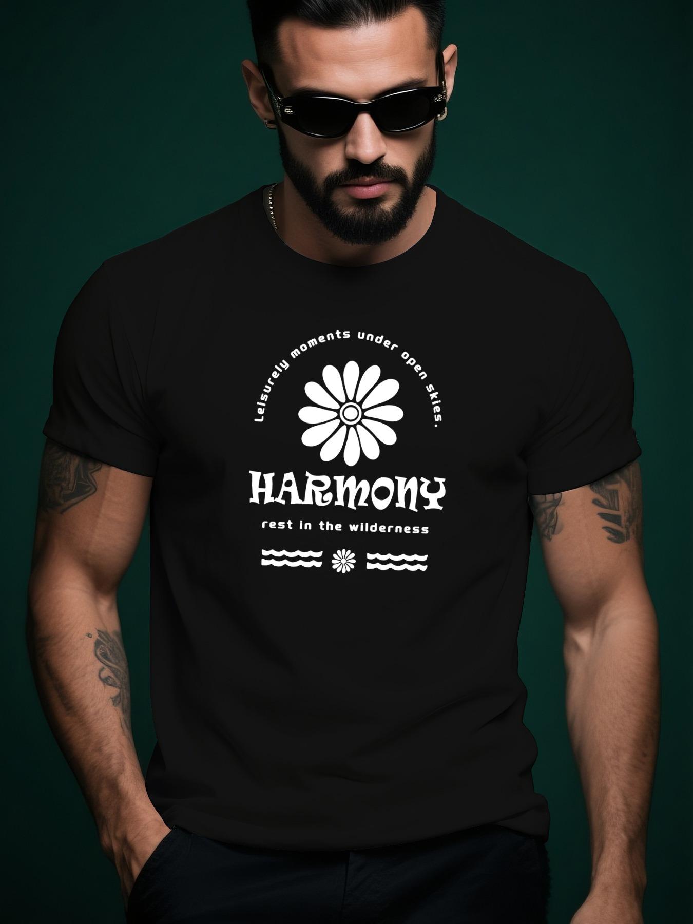 Summer Daisy Graphic Tshirt - Short Sleeve Crew Neck XXL