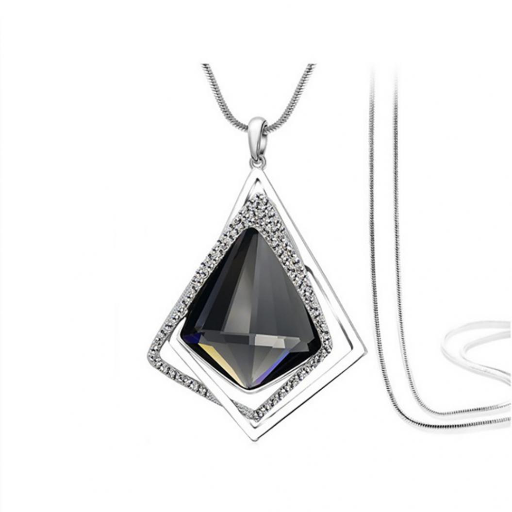 

Женская мода Бриллиантовая подвеска Длинная цепочка для свитера Ожерелье Праздничное украшение Подарок ARI