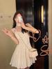 2024 Summer White Moonlight Slimming Sling Dress: Sweet & Gentle Style for Women