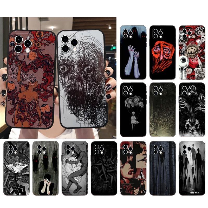 

Чехол для телефона Horror art для iPhone 15 14 Pro Max 13 12 11 Pro Max XSMax XR 12 13 mini 14 Plus