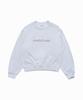 ACME DE LA VIE Woman Round Font Lettering Crop Sweatshirt (3 Color)