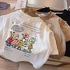 Children's Korean Style Cotton Summer Tee - Unisex Round Neck Short-Sleeve Top.
