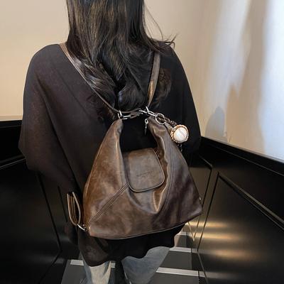 Premium Retro Damenrucksack mit großem Fassungsvermögen, neue vielseitige Rückentasche, Schultertasche, Tragetasche.