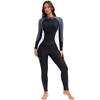 Middle Eastern New Long-Sleeve Pants One-Piece Swimsuit Women's Sports Tight Full Coverage Conservative Sun Protection Swimwear