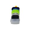 Li Ning Wave Mid Party Slip Resistant Abrasion Resistant Mid top Skateboard Shoes Women's White Black Blue AGCS284-1